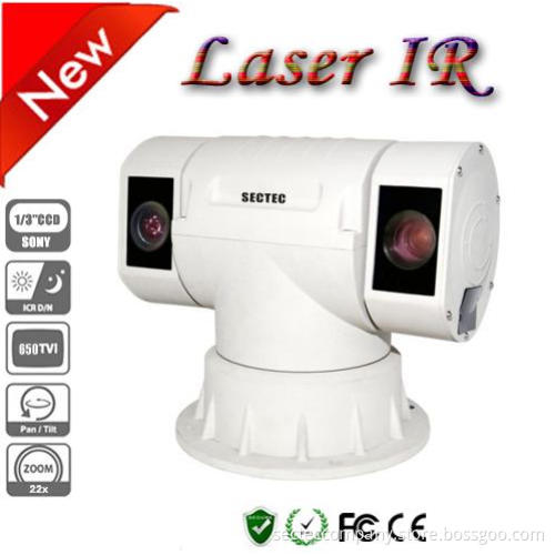 400m Laser Lamp Distance PTZ Laser IR Camera with 650tvl 22X Zoom